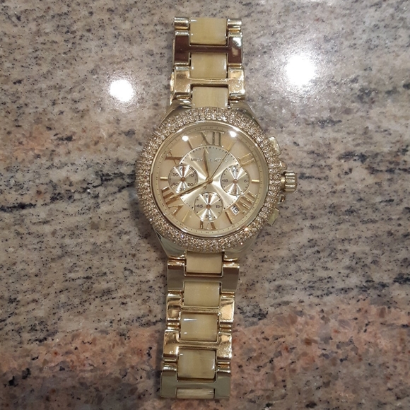 Michael Kors gold tone crystal watch - Picture 2 of 5